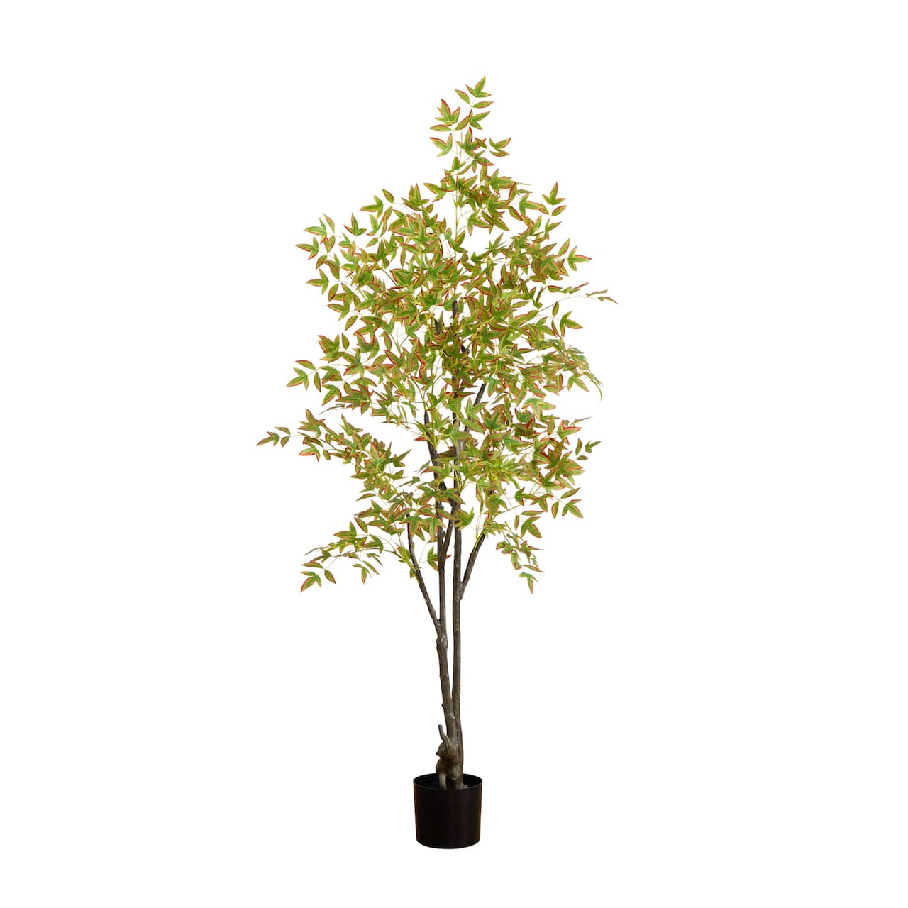 6ft. Green Autumn Nandina Artificial Potted Tree